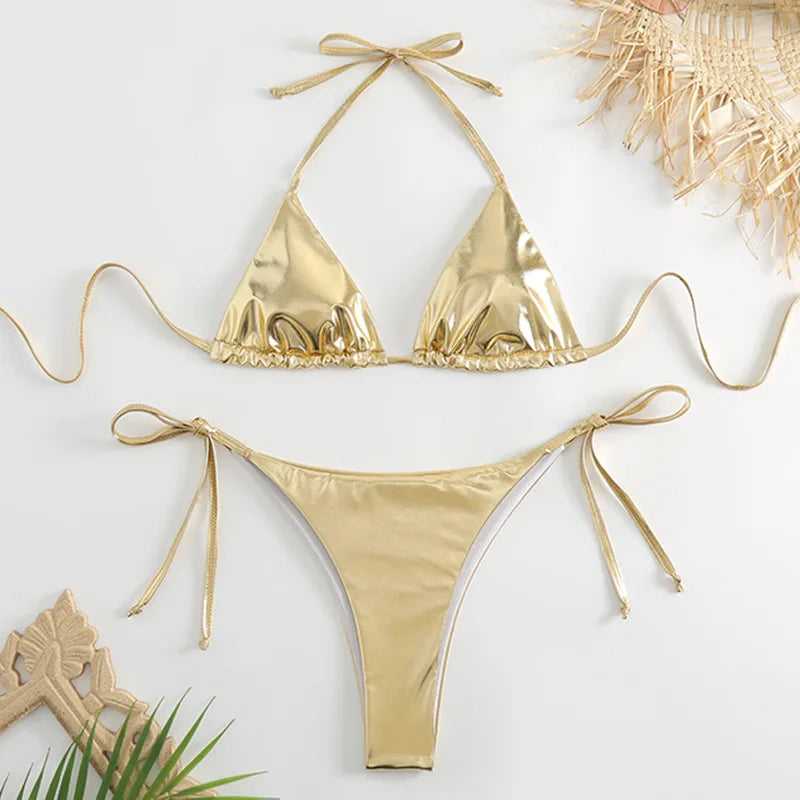 Bronze Gold Push-Up Bikini®