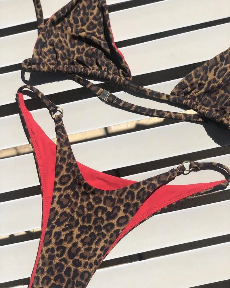Leopard High Cut Bikini®