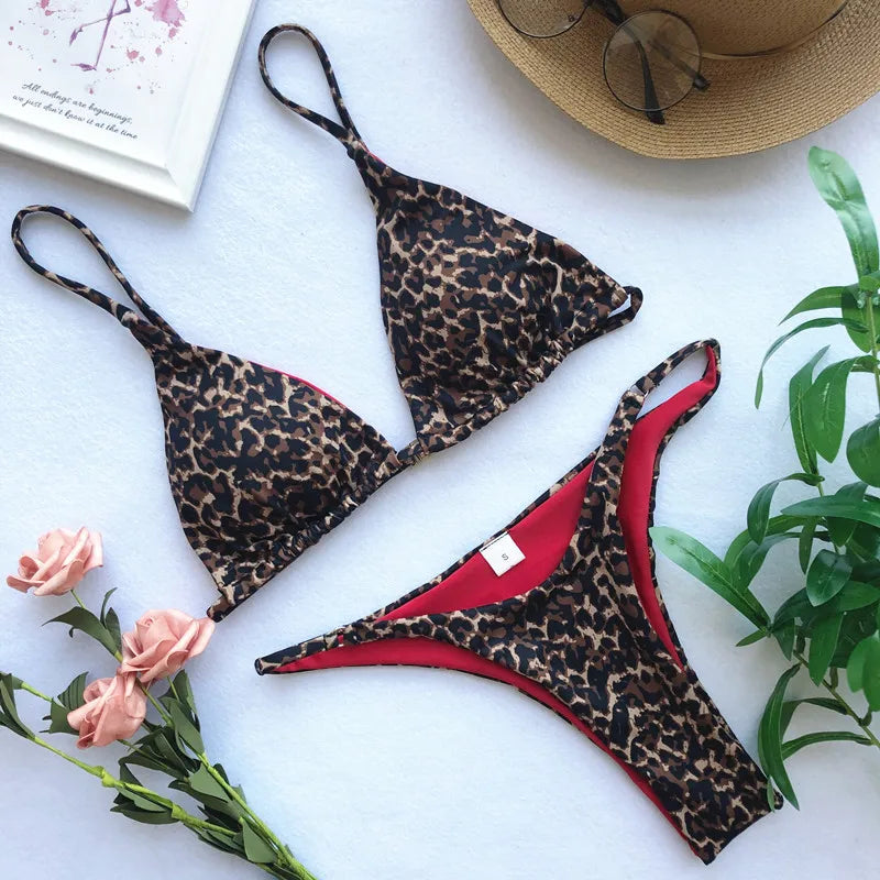 Leopard High Cut Bikini®