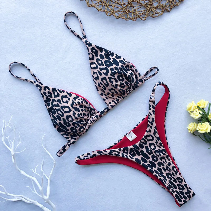 Leopard High Cut Bikini®