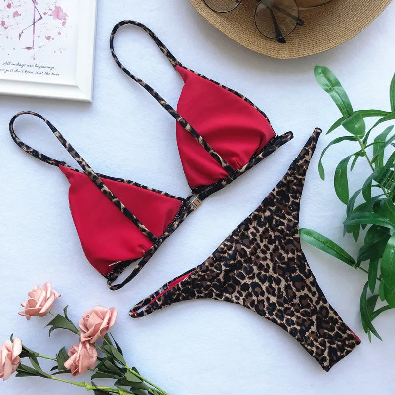 Leopard High Cut Bikini®