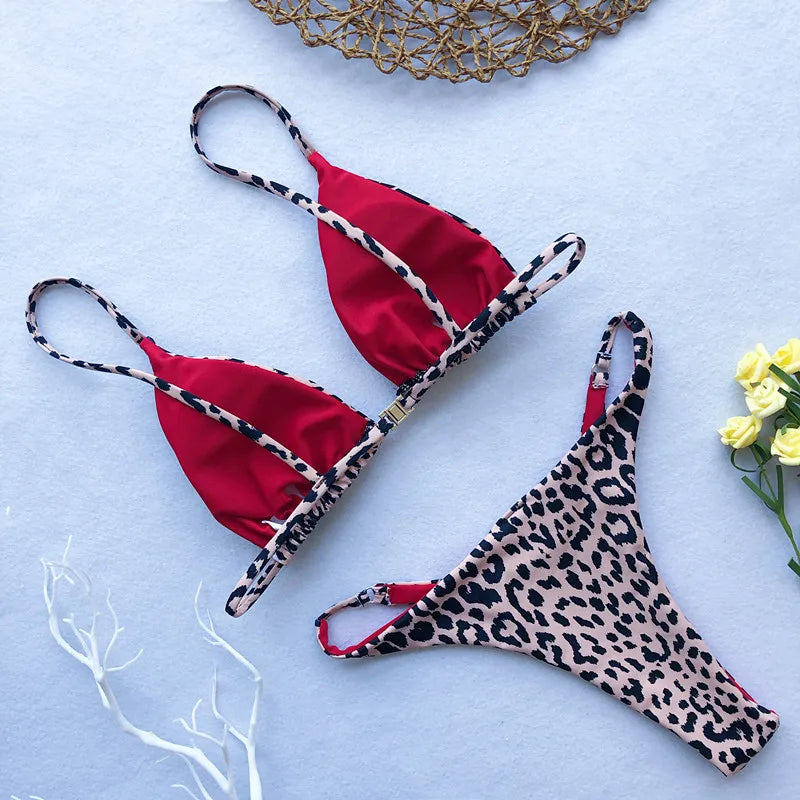 Leopard High Cut Bikini®