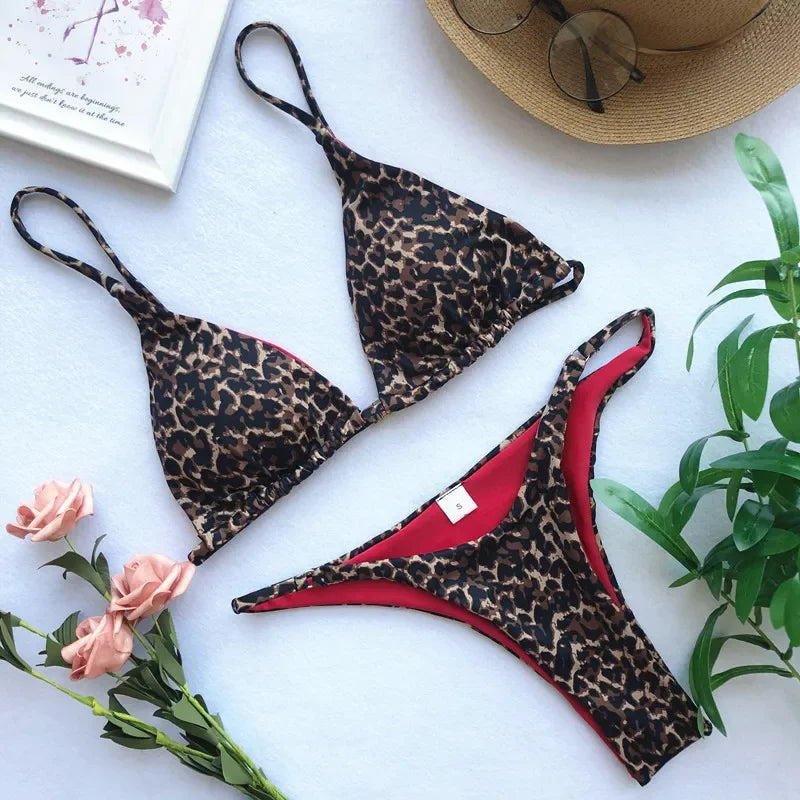 Leopard High Cut Bikini®