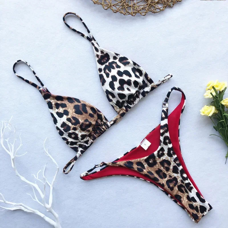 Leopard High Cut Bikini®