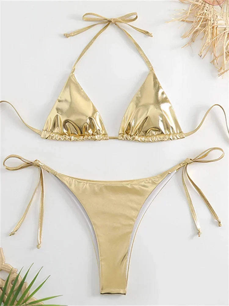 Bronze Gold Push-Up Bikini®
