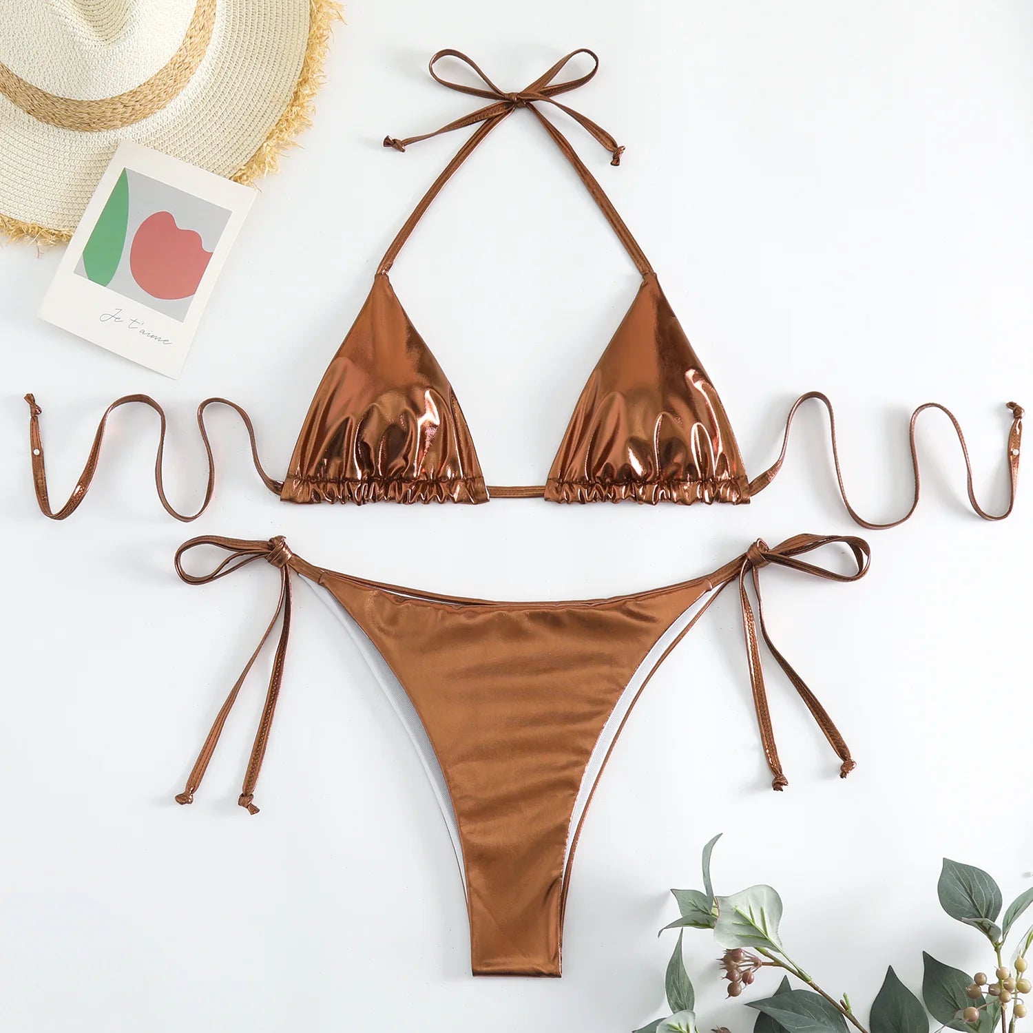 Bronze Gold Push-Up Bikini®