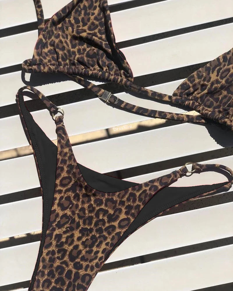 Leopard High Cut Bikini®