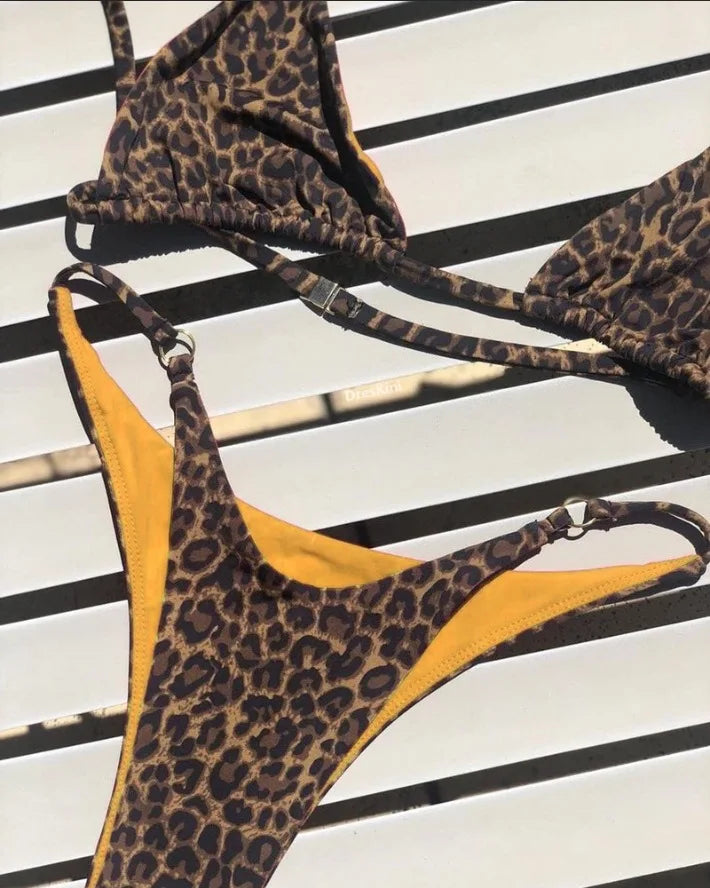 Leopard High Cut Bikini®