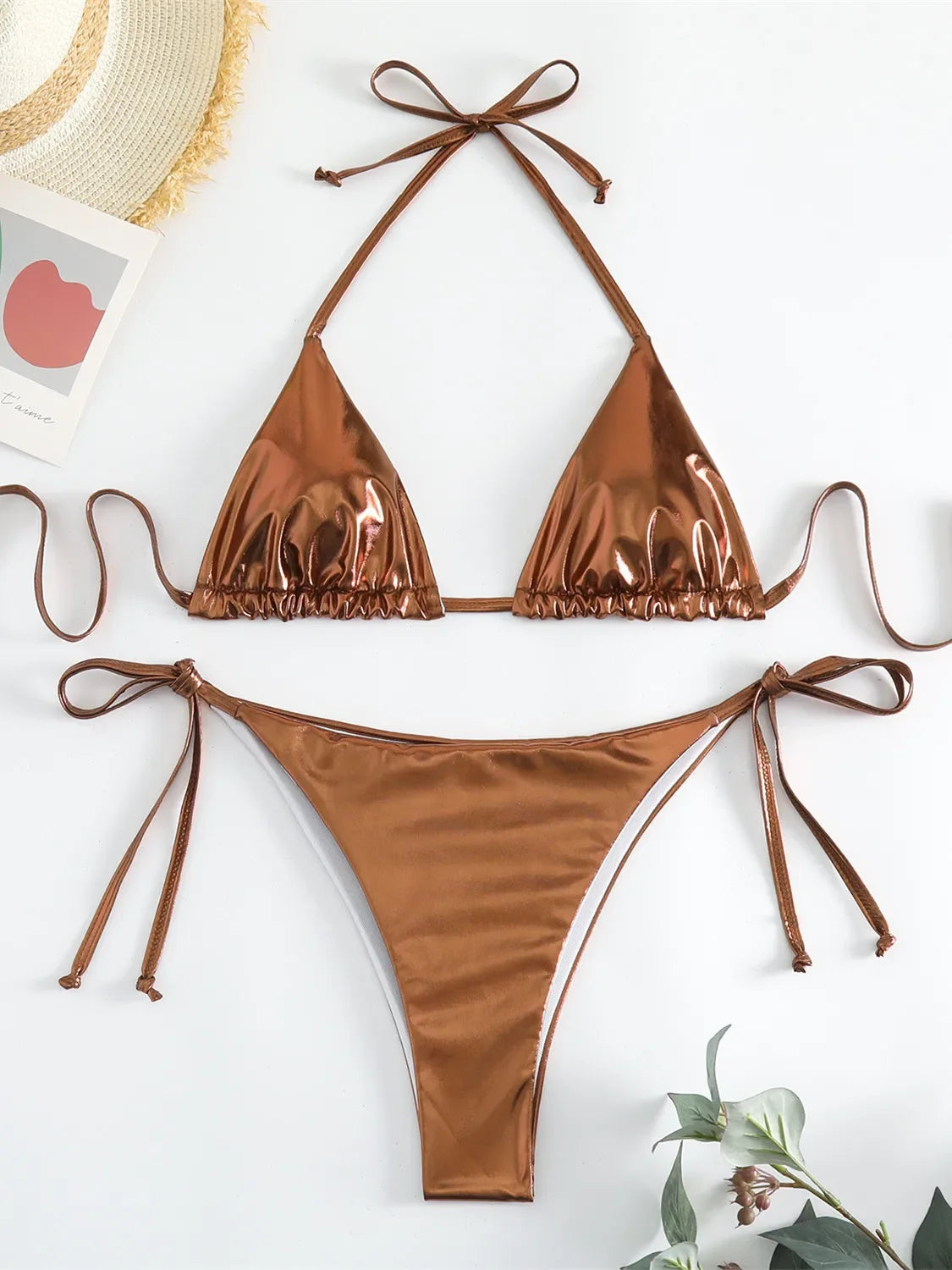 Bronze Gold Push-Up Bikini®
